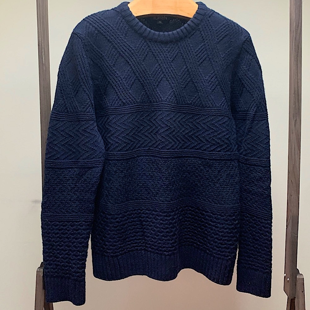 Cable Knit Crewneck Sweater | Made in Korea